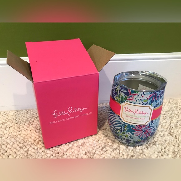 Lilly Pulitzer Insulated Stemless Tumbler in “Lion Around” Print - Picture 1 of 2